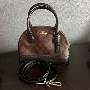 Mini coach logo purse